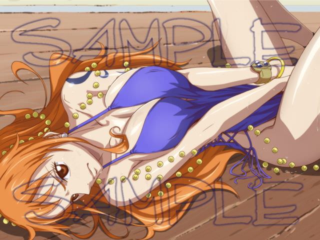 ONEPIECEのセクシーなナミのエロ同人イラスト